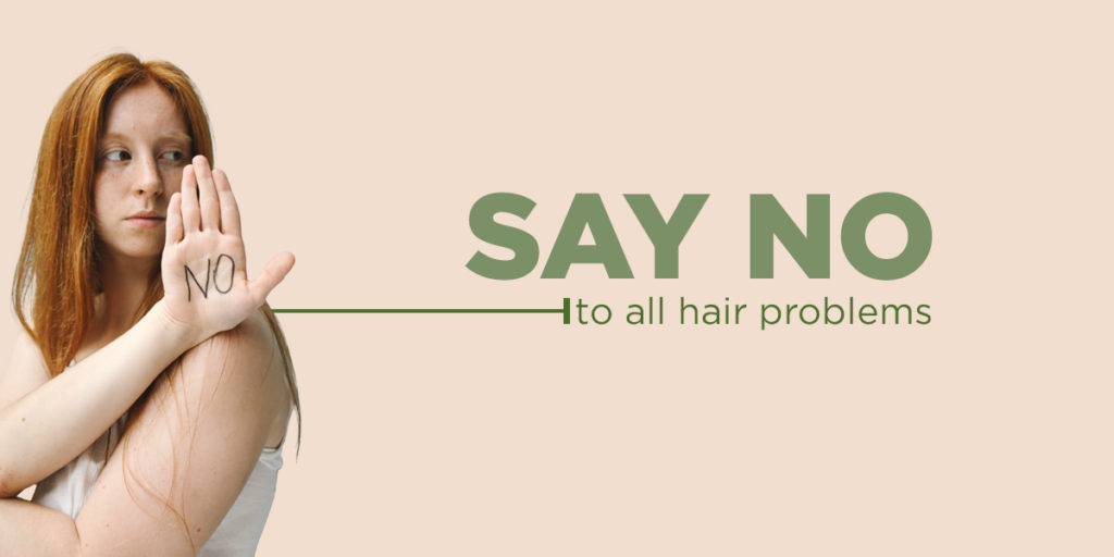 Say no to hairfall 