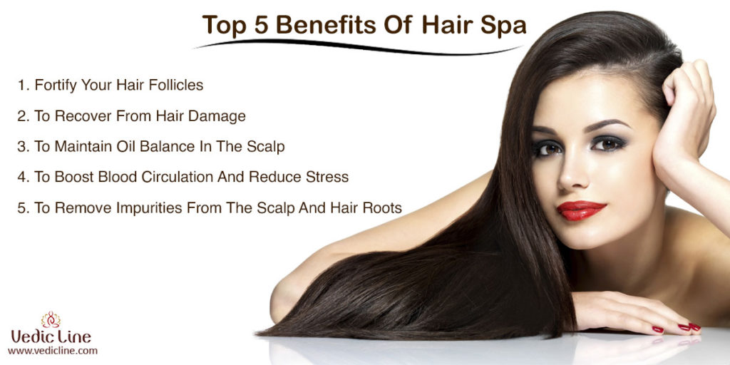 Top 5 benefits of hair spa at home-vedicline