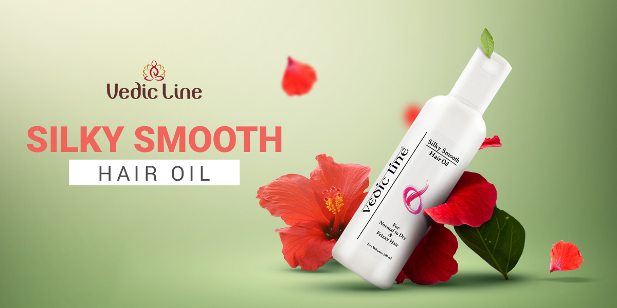 SILKY SMOOTH HAIR OIL BEST HAIR OIL WITH BENEFITS Vedicline