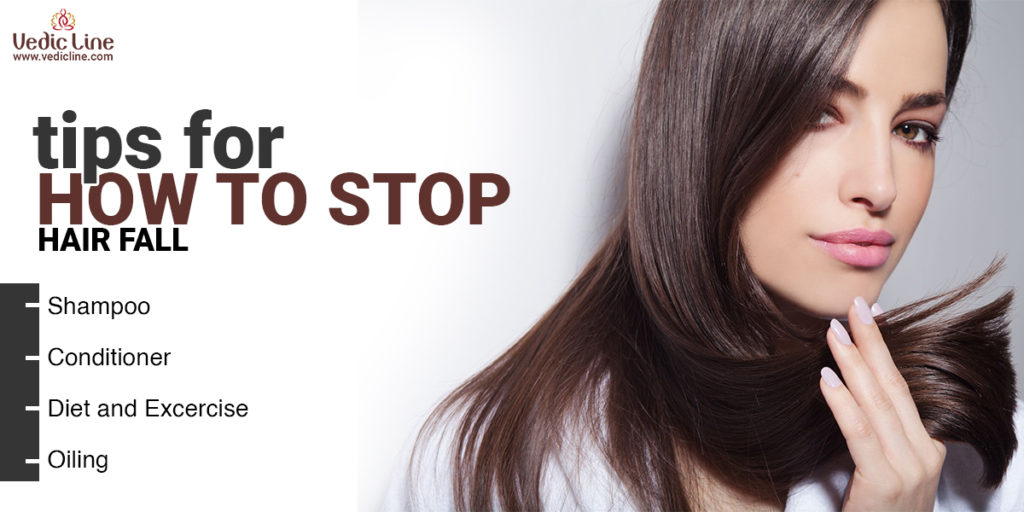 Tips to stop hair fall-Vedicline