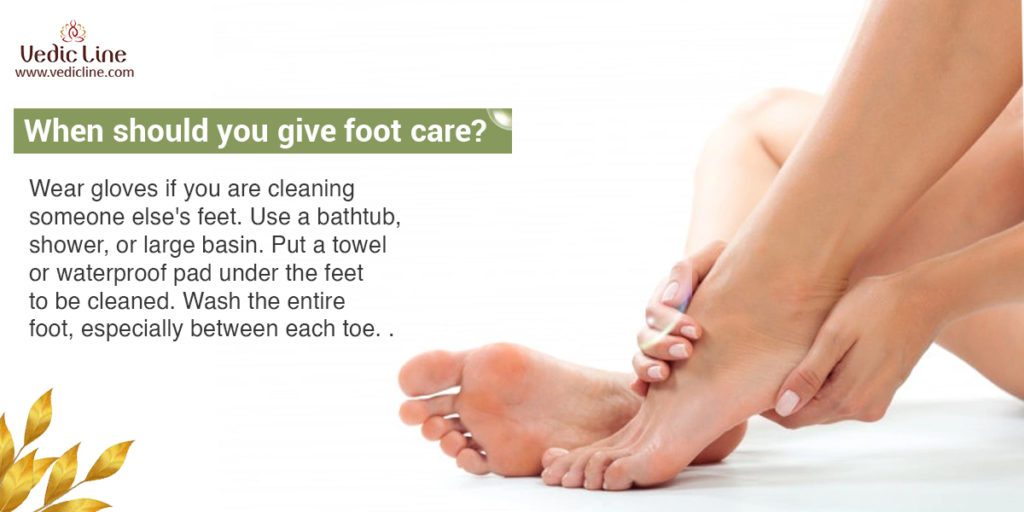 When you should give your foot care-Vedicline