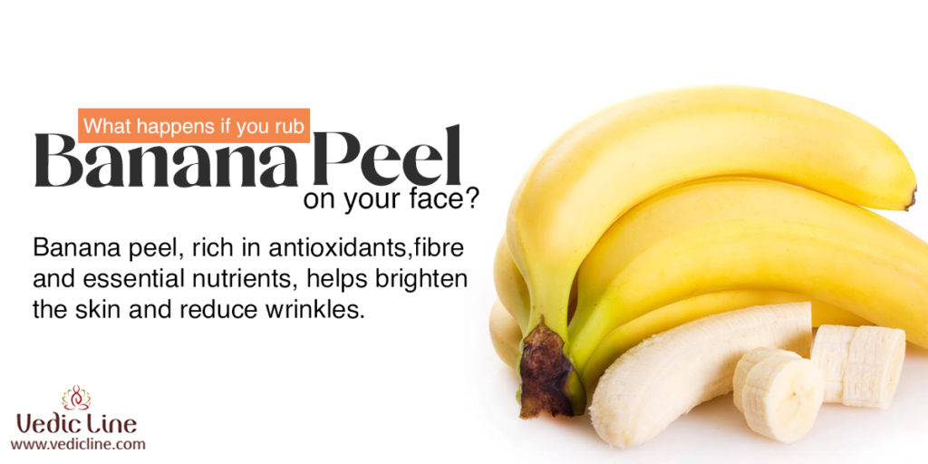 Banana Peel on face